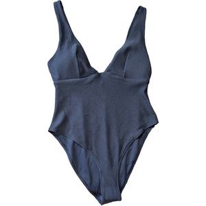 H&M one piece ribbed swim suit